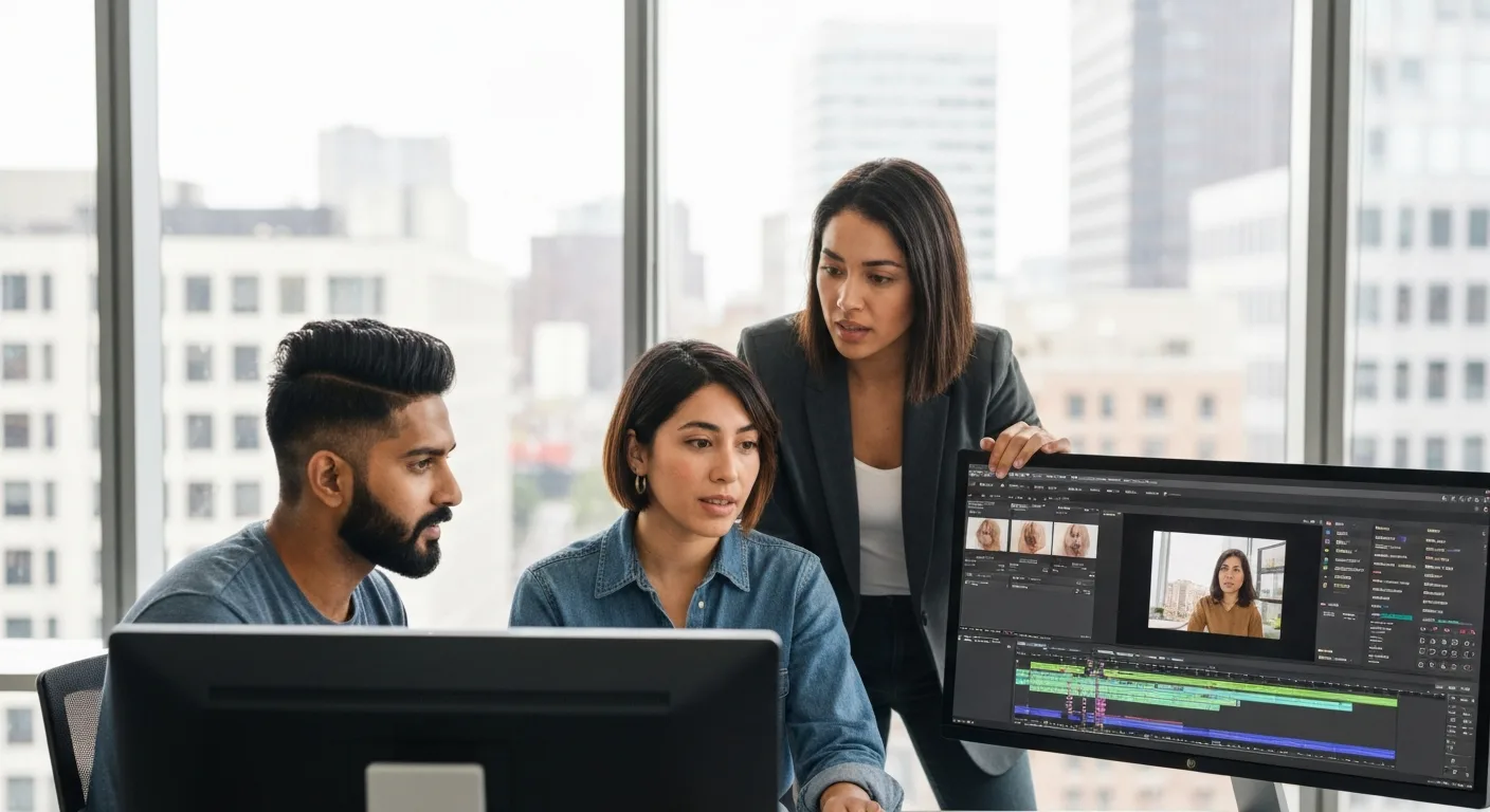 Localized training video edits for internal rollout