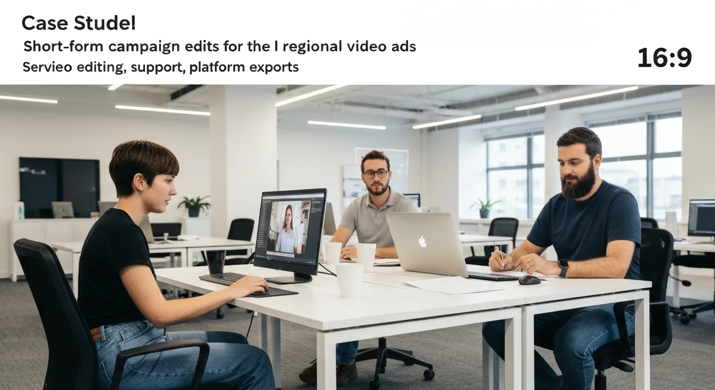 Short-form campaign edits for regional video ads