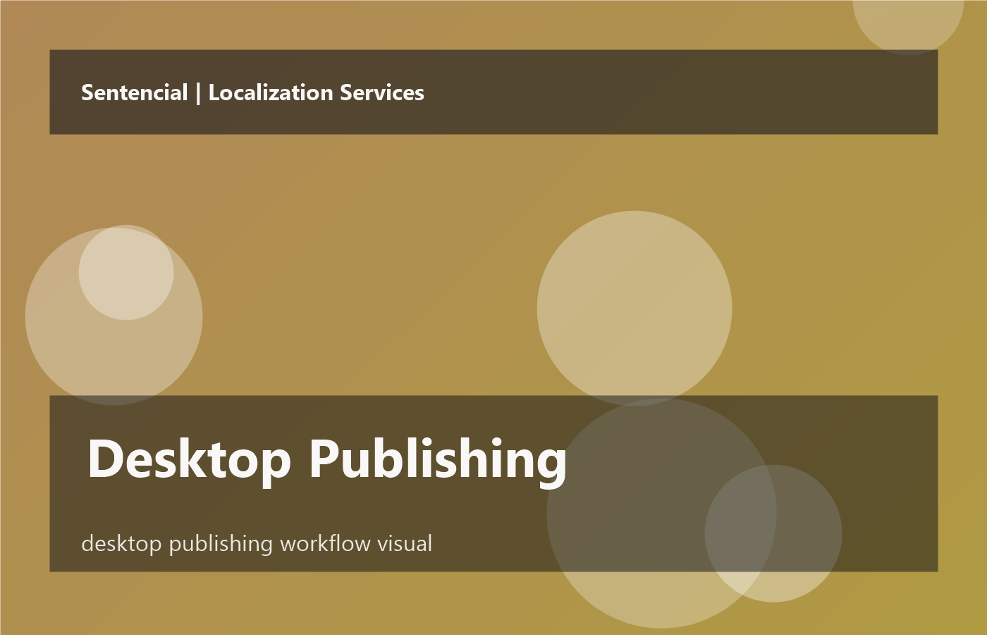 Desktop Publishing workflow at Sentencial
