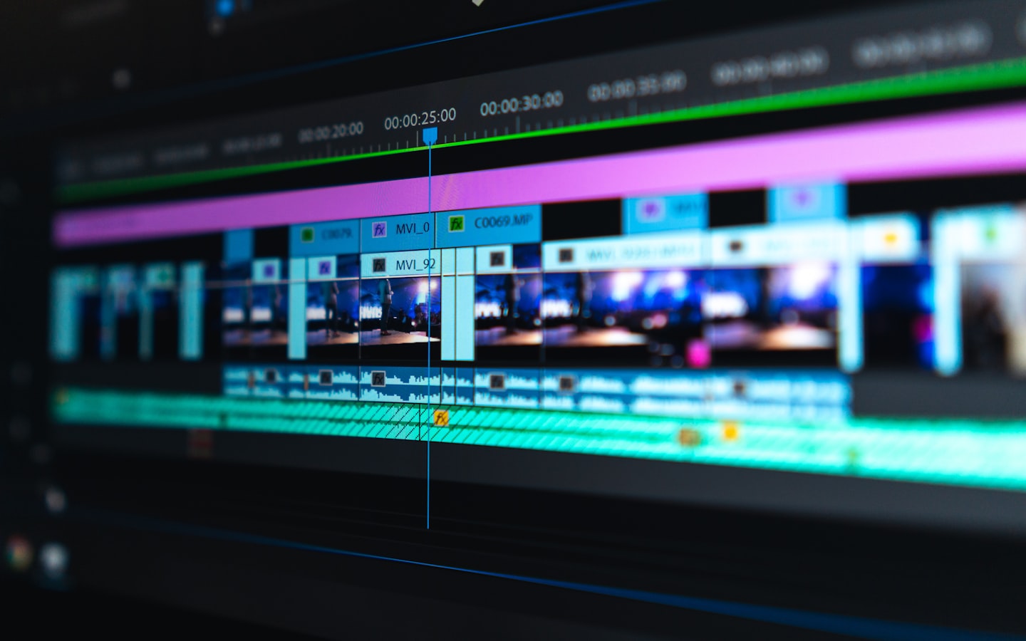 Video Editing workflow at Sentencial